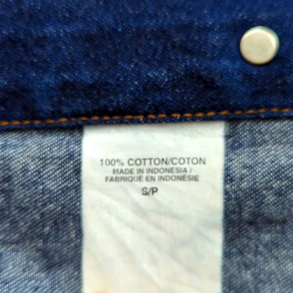 Vintage LEVI'S Orange Tab Denim Jacket - Size Small - Picture 4 of 8